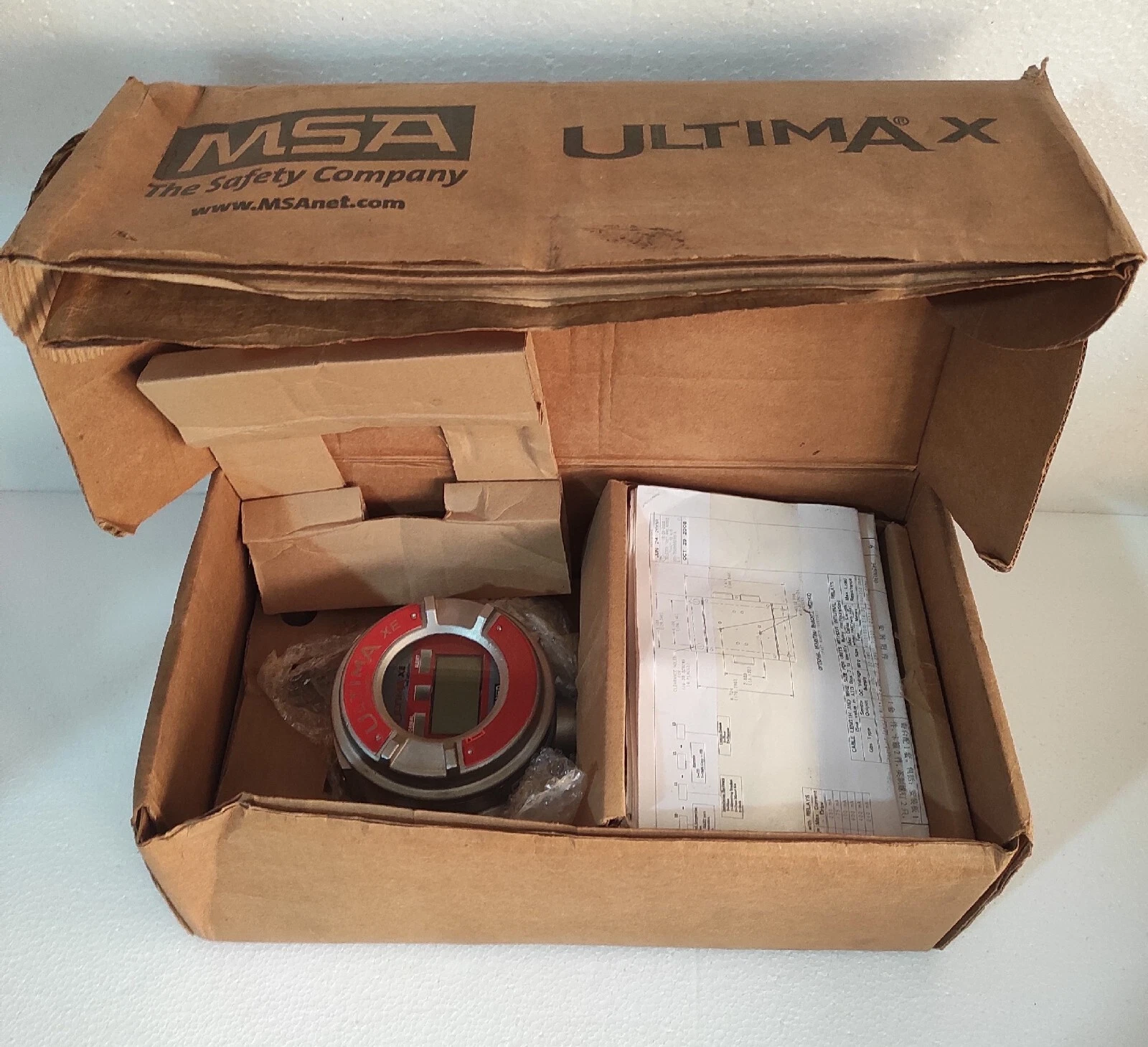 MSA Ultima XE Gas Detection Monitor Gas Type H2S Hydrogen sulfide Range 0-50PPM
